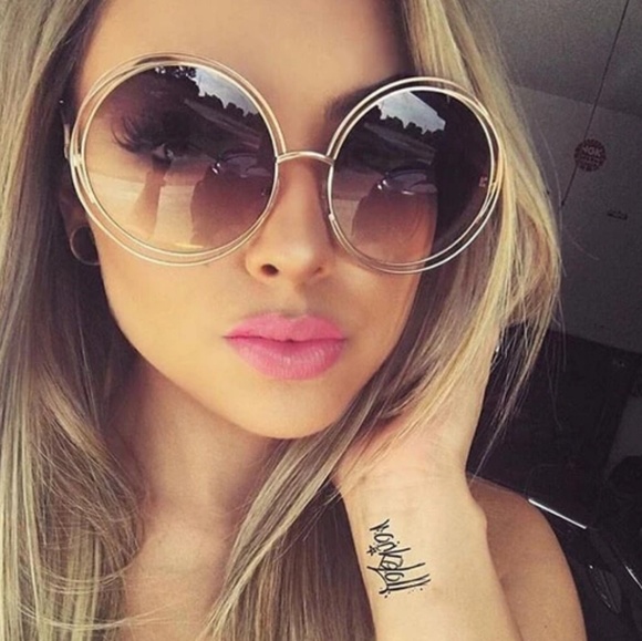 Jackie O Oversized Sunglasses Bug Eye Sunnies - Picture 6 of 6